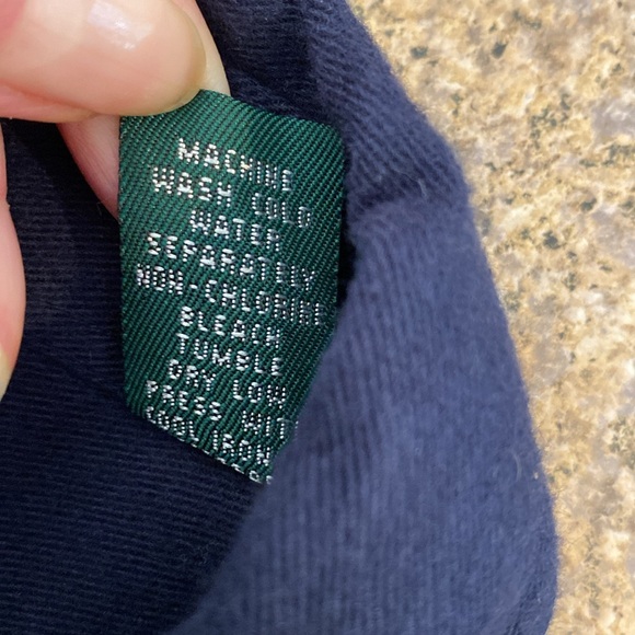 NWOT American Eagle Outfitters Navy Blue Flannel Long Sleeve Button Shirt Large - Picture 4 of 15